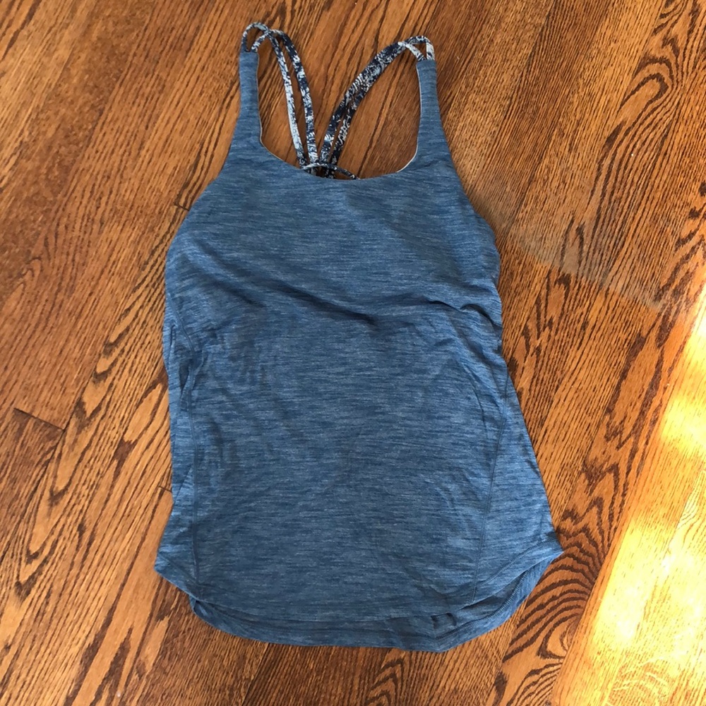 Blue Lululemon Top
